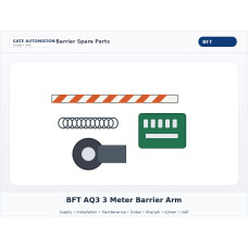 BFT AQ3 3 Meter Barrier Arm Dubai UAE