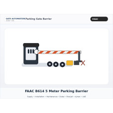 FAAC B614 5 Meter Parking Barrier