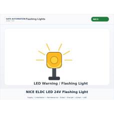 NICE ELDC LED 24V Flashing Light Dubai UAE