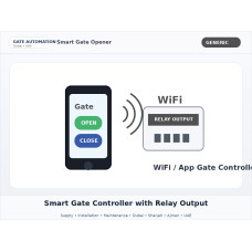 Smart Gate Controller with Relay Output Dubai UAE
