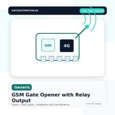 GSM Gate Opener with Relay Output Dubai UAE